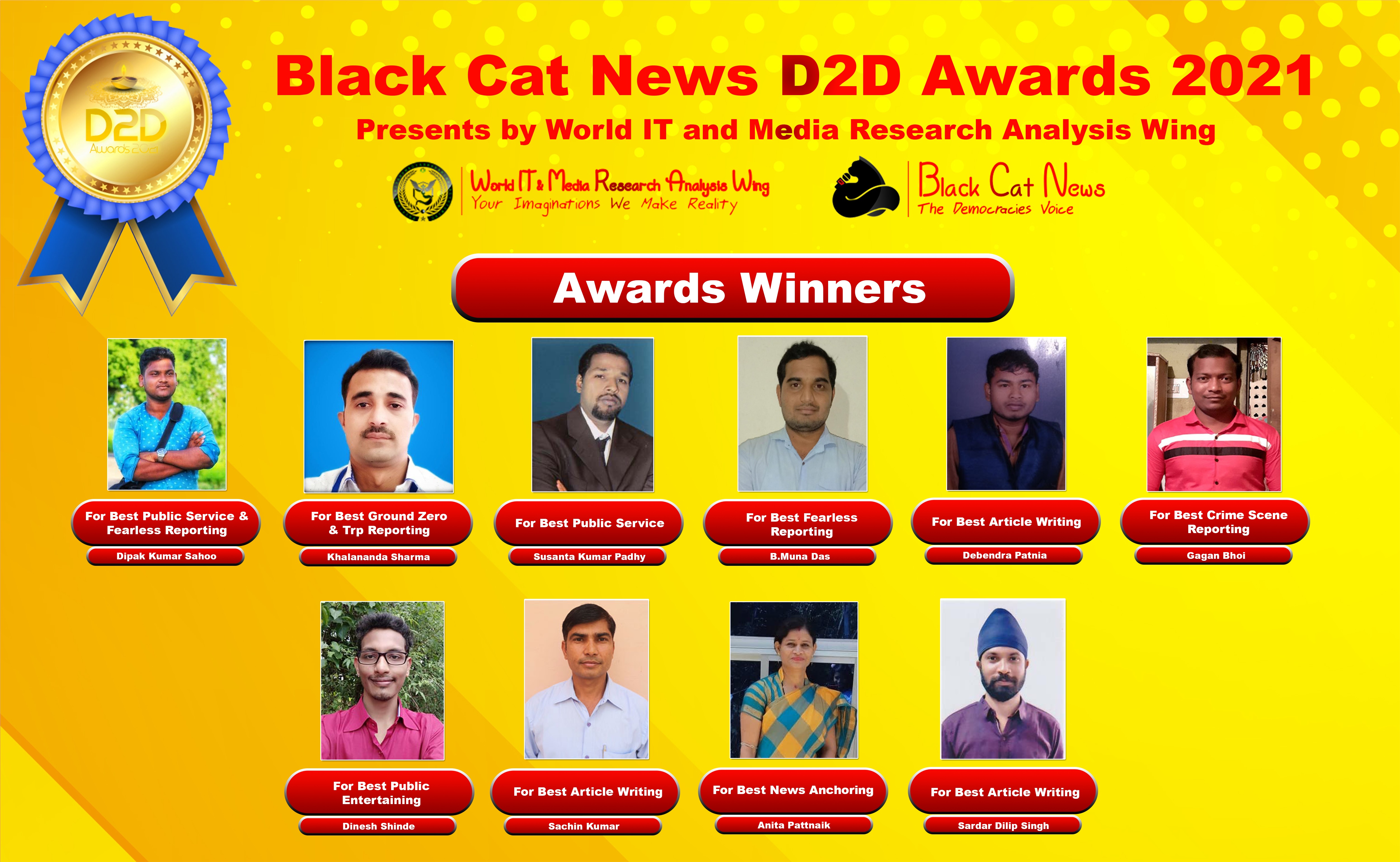 Black Cat News D2D Awards 2021